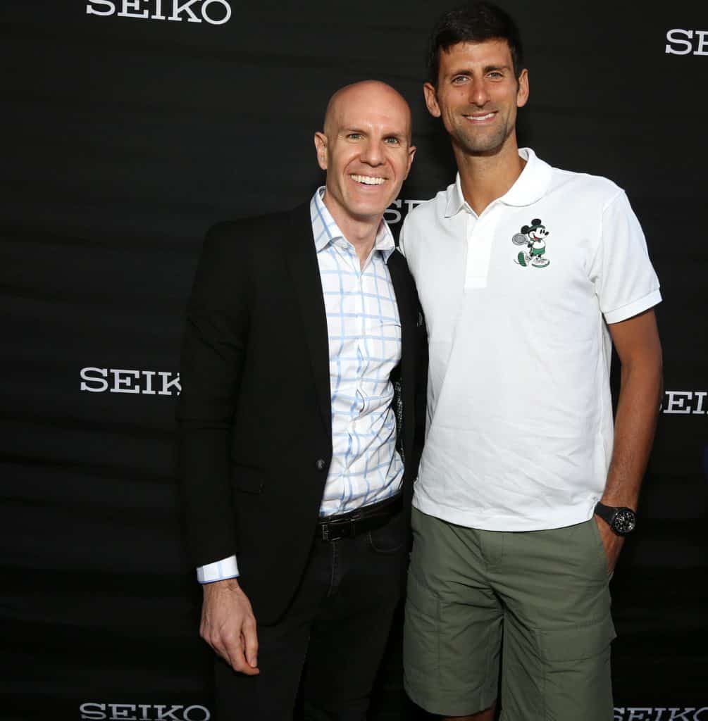 Adrian and Novak Djokovic - power of belief