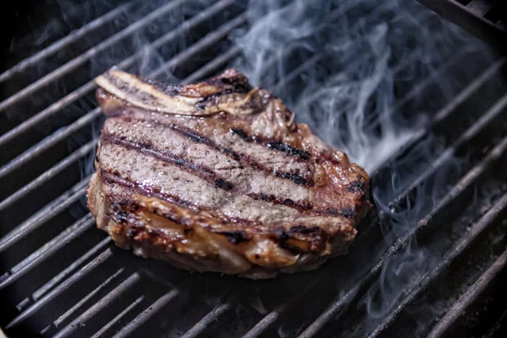 sizzling steak from crowd cow
