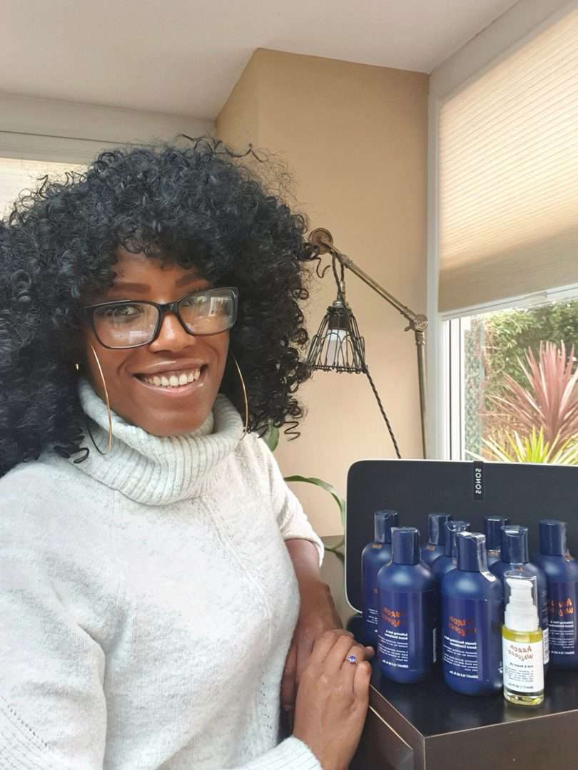Lina Barkere of men's grooming brand Aaron Wallace